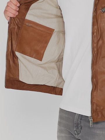 MUSTANG Between-Season Jacket ' 31021312 ' in Brown