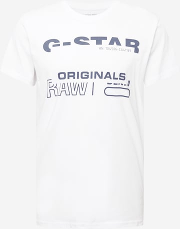 G-Star RAW Shirt in Wit: voorkant