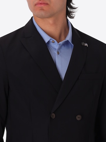 Distretto12 Slim Fit Sakko in Schwarz