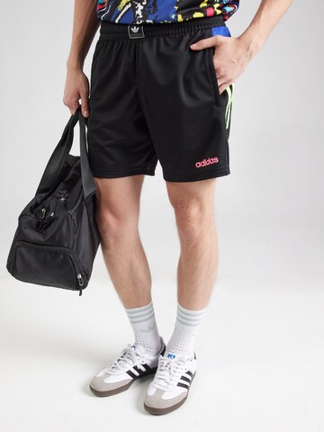 ADIDAS ORIGINALS Regular Trousers '96' in Black: front