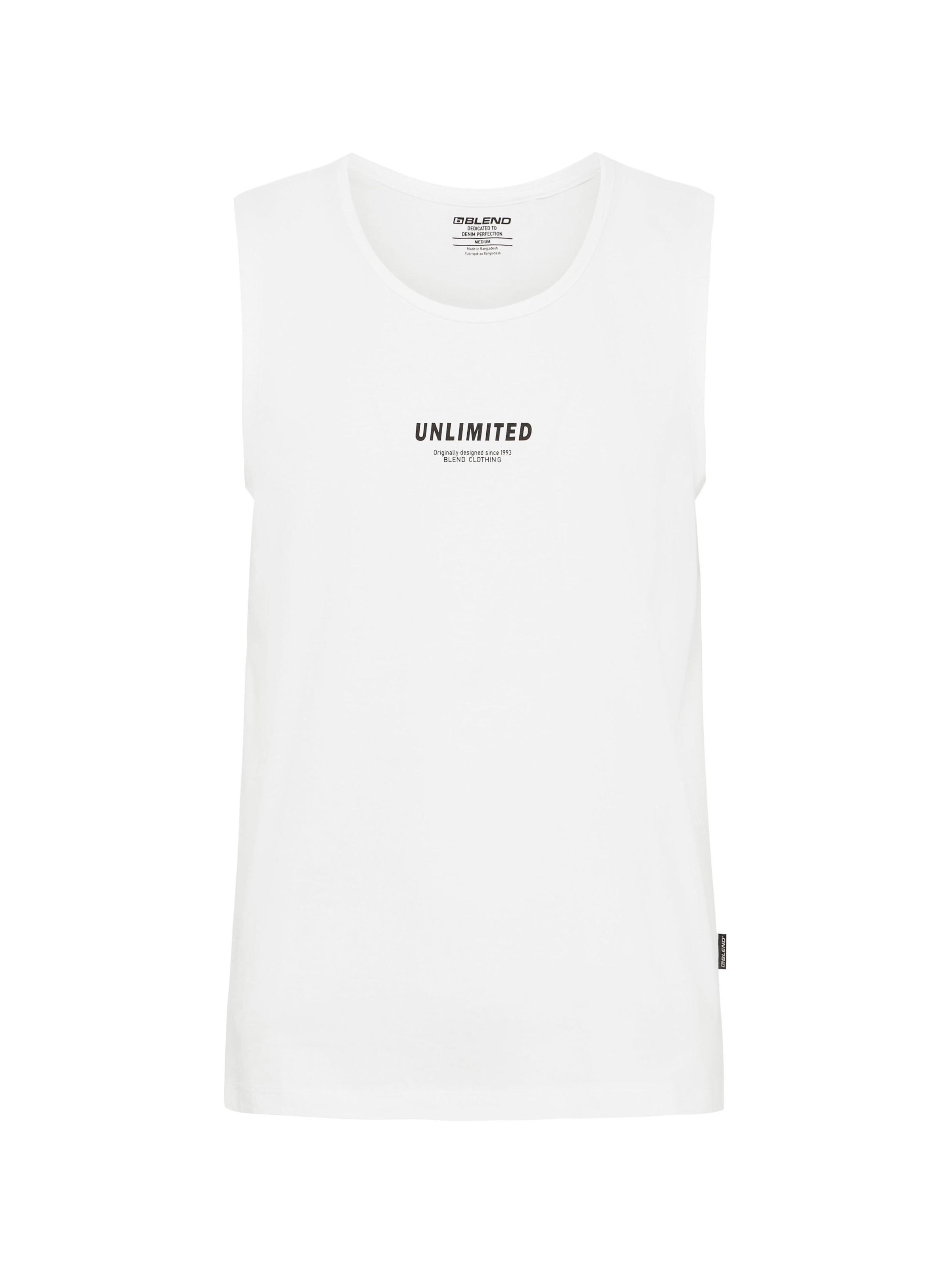 BLEND Shirt ' BHStemas ' in White: front