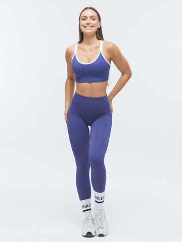 DRILLS Apparel Bustier Sport bh 'VIVID Duo Bra' in Blauw