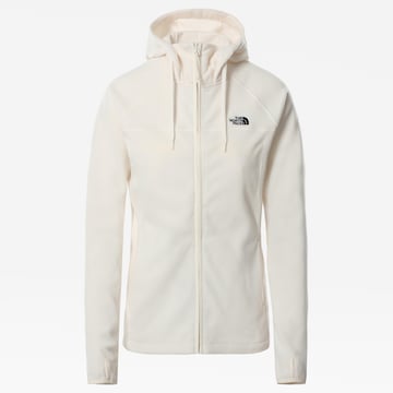 THE NORTH FACE Fleece Jacket in White: front