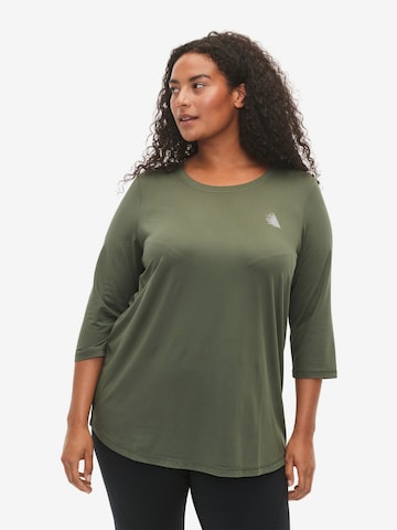 Active by Zizzi - Camiseta en verde: frente