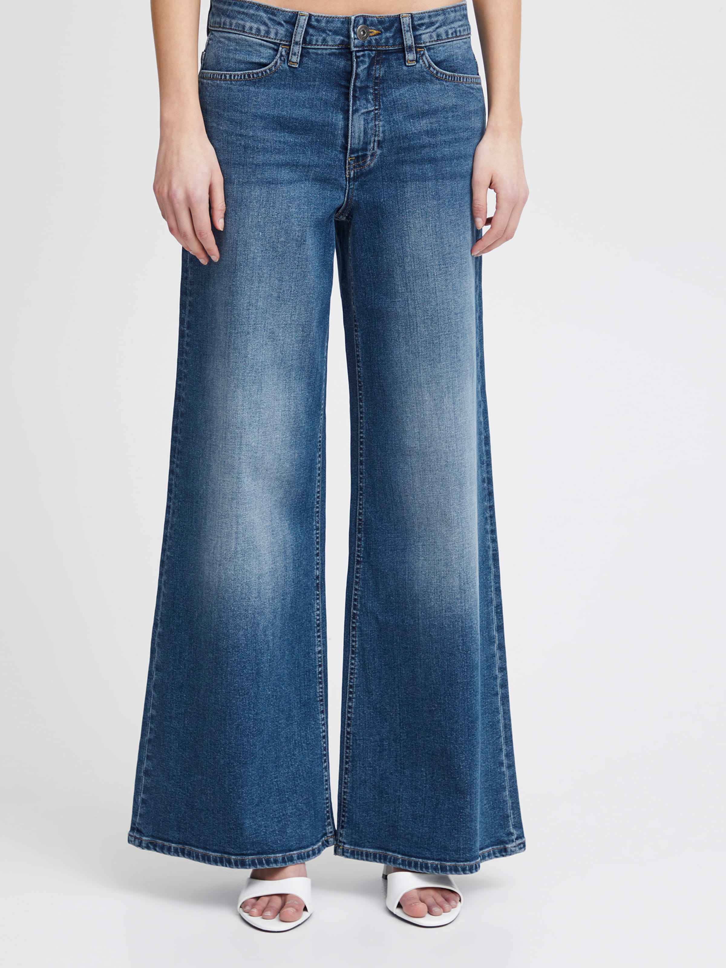 TURNTIDE*日本未入荷 ストラップデザイン Wide Leg Denim/Jeans R13 - Denim Cropped Wide Leg Jean | Mitchell Stores