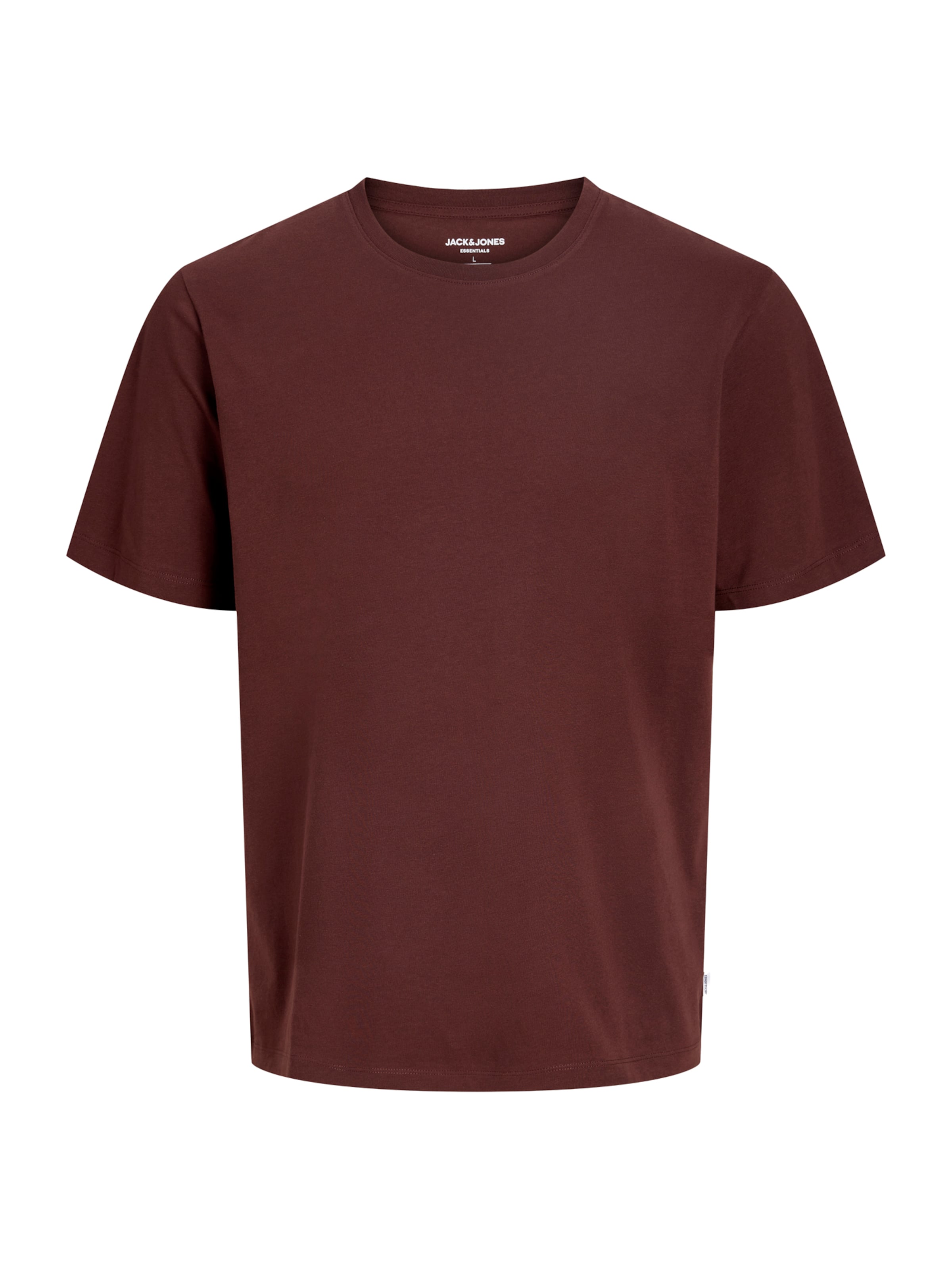 ruda JACK & JONES Priglundantis modelis Marškinėliai: priekis