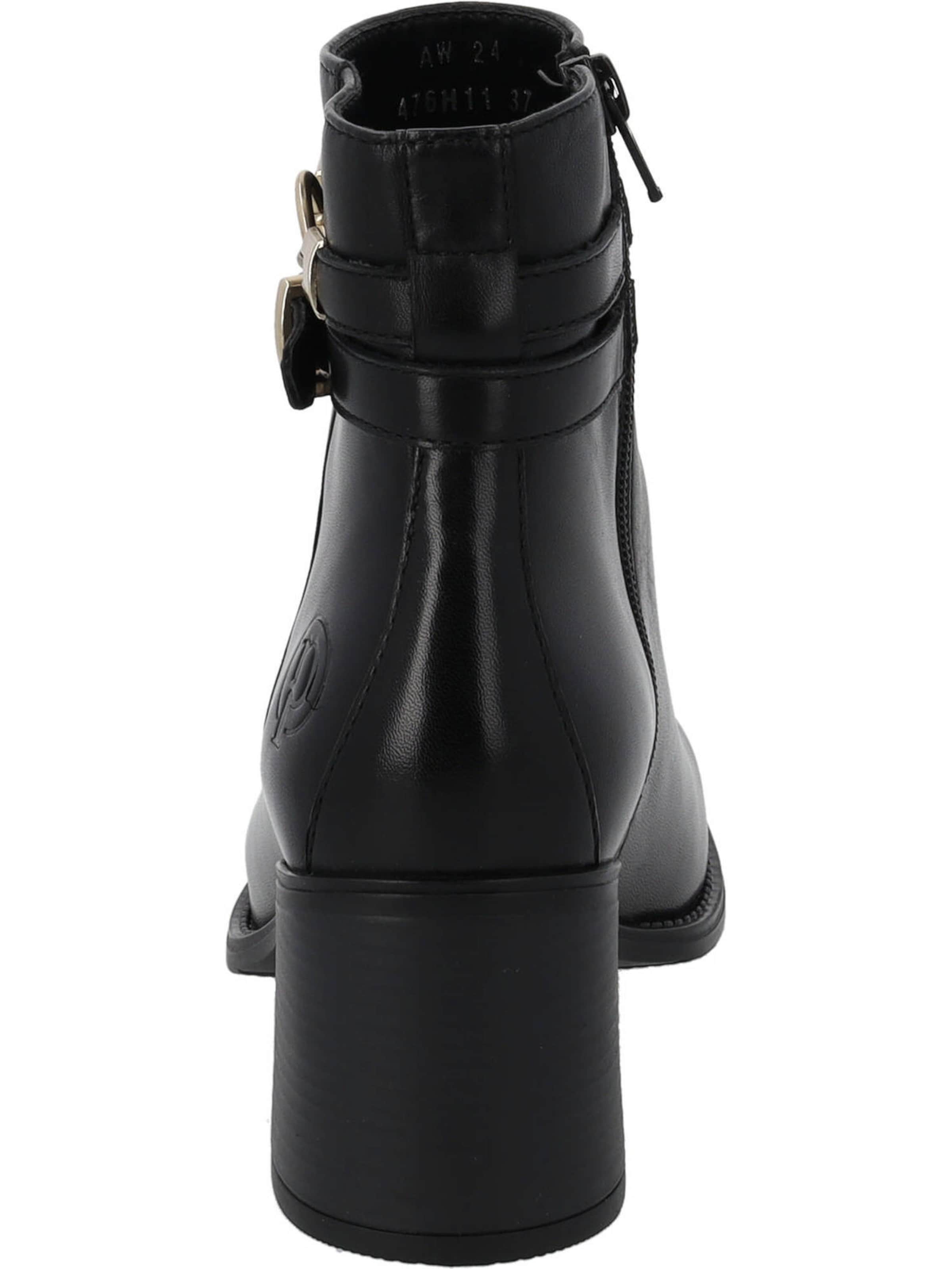 Palado Enkellaarsjes 'Malmeas' in Zwart