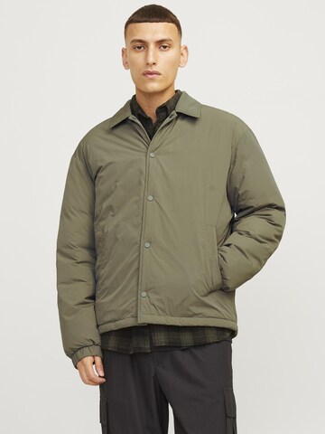 Veste mi-saison JACK & JONES en vert : devant