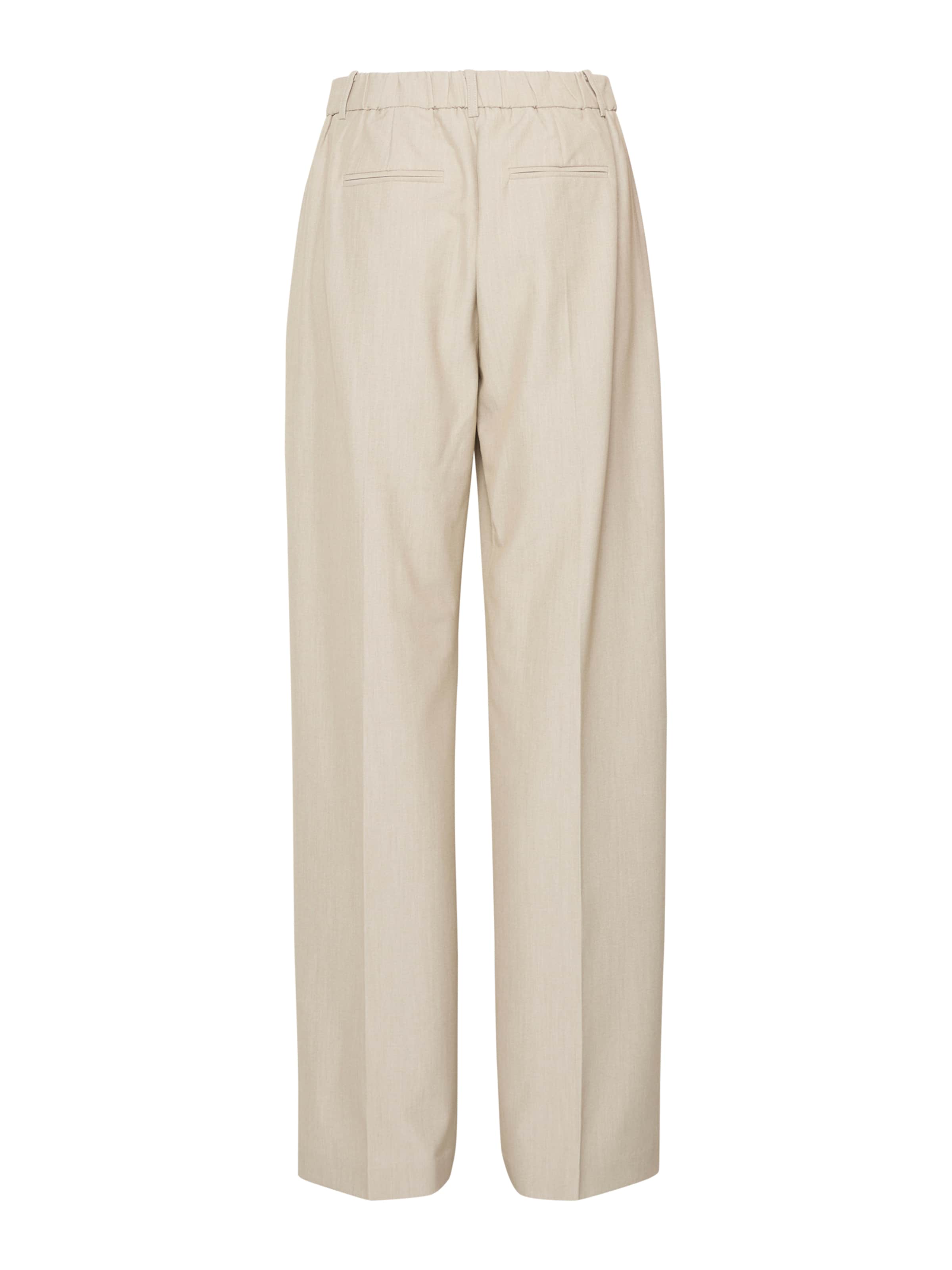 b.young Wide leg Trousers 'Danta' in Beige