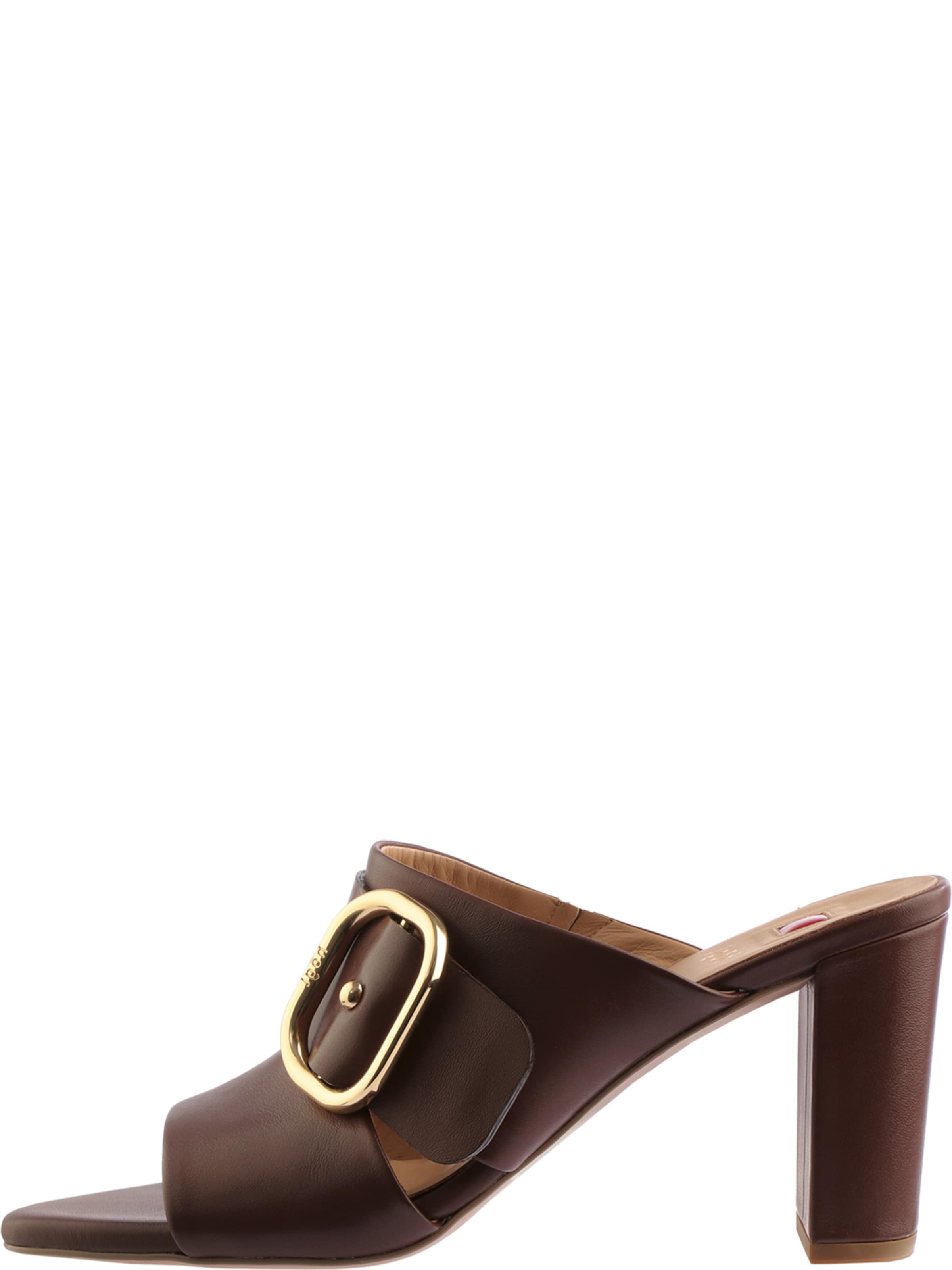 Mule 'FARRAH' Högl en marron : devant