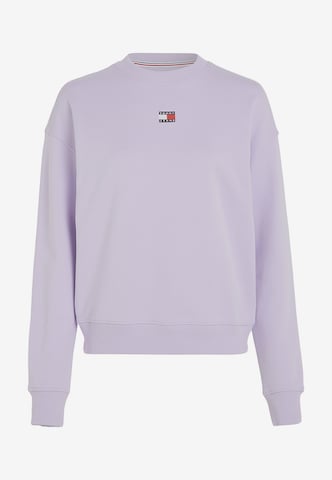 Sweat-shirt Tommy Jeans en violet : devant