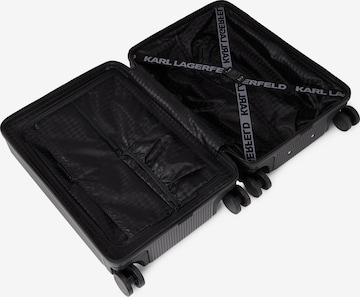 Karl Lagerfeld Троли чанта 'Ikonik' в черно