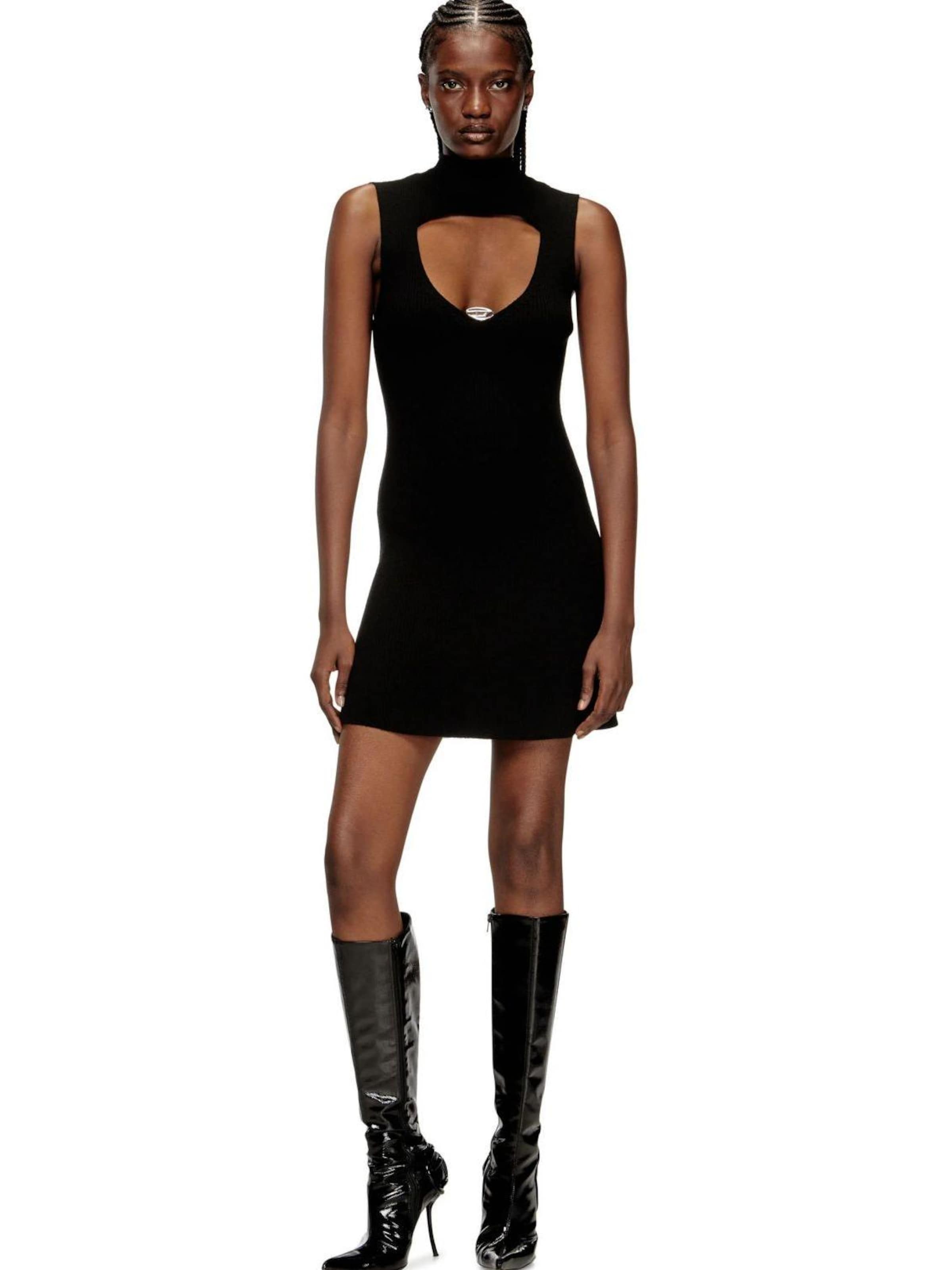 DIESEL - Vestido de noche en negro