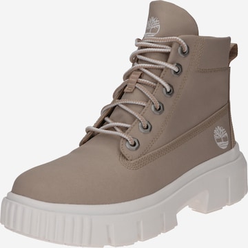 TIMBERLAND Lace-Up Ankle Boots 'Greyfield' in Beige: front