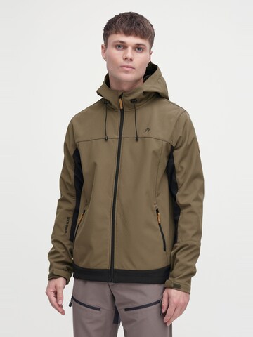 Giacca per outdoor ' Ryder' di North Bend in verde: frontale