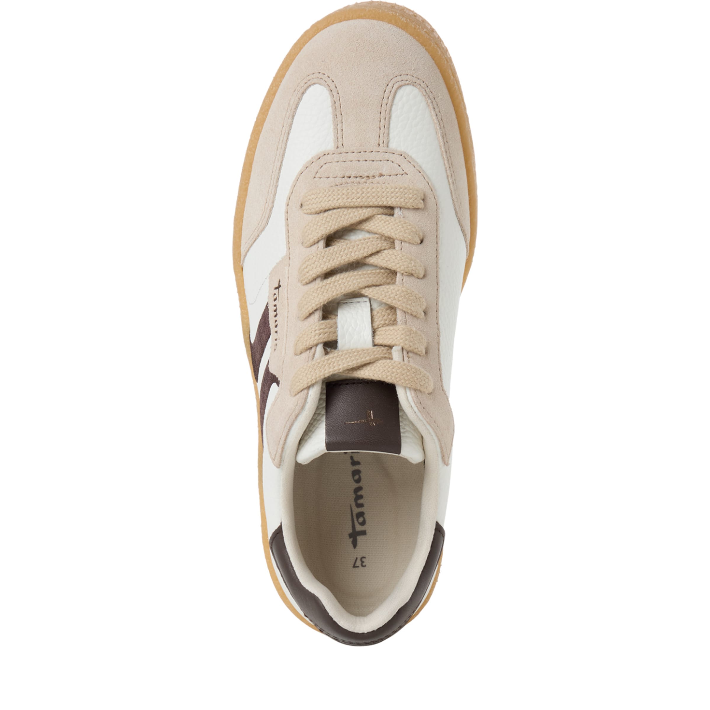 Sneaker low de la Tamaris pe alb