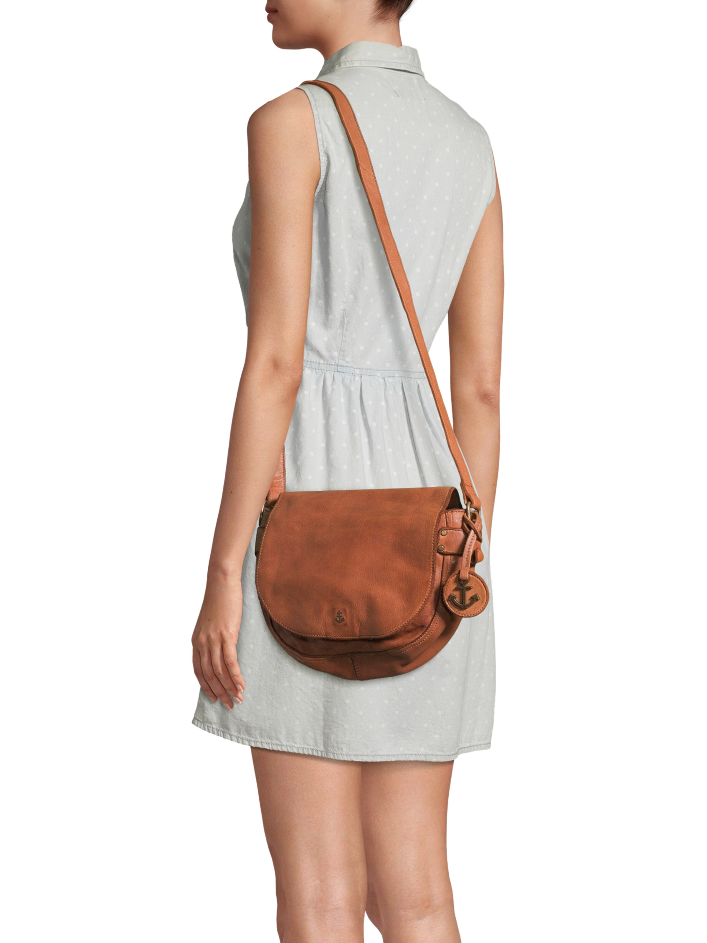 Sac à bandoulière 'Theresa' Harbour 2nd en marron : devant