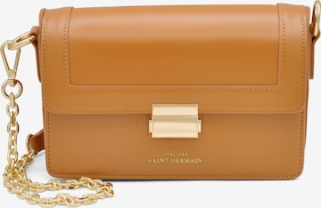Ateliers Saint Germain Schultertasche 'SAINT-CLOUD' in Braun: Vorderseite