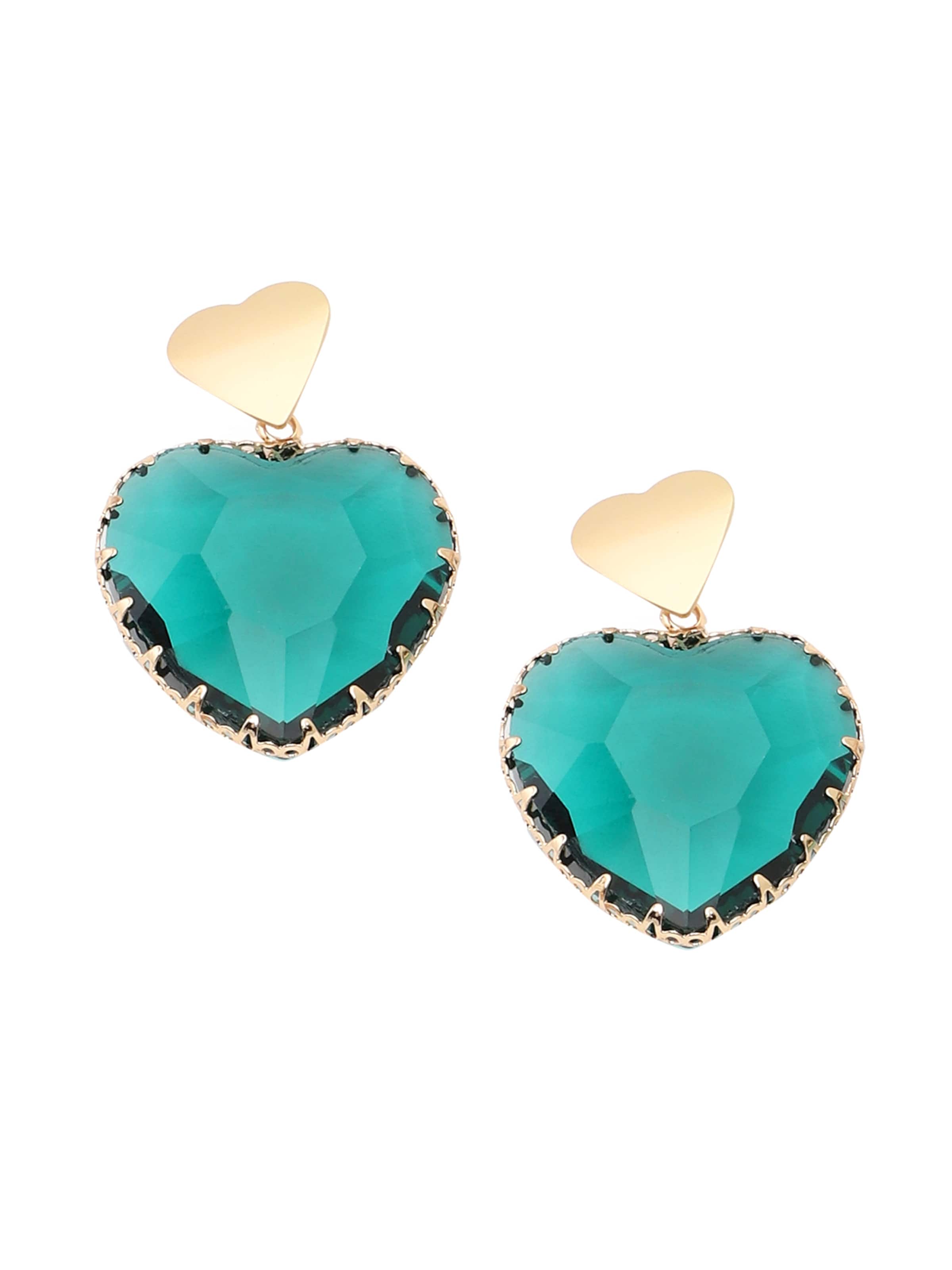 SOHI Серьги ' Murti ' в Зеленый: спереди