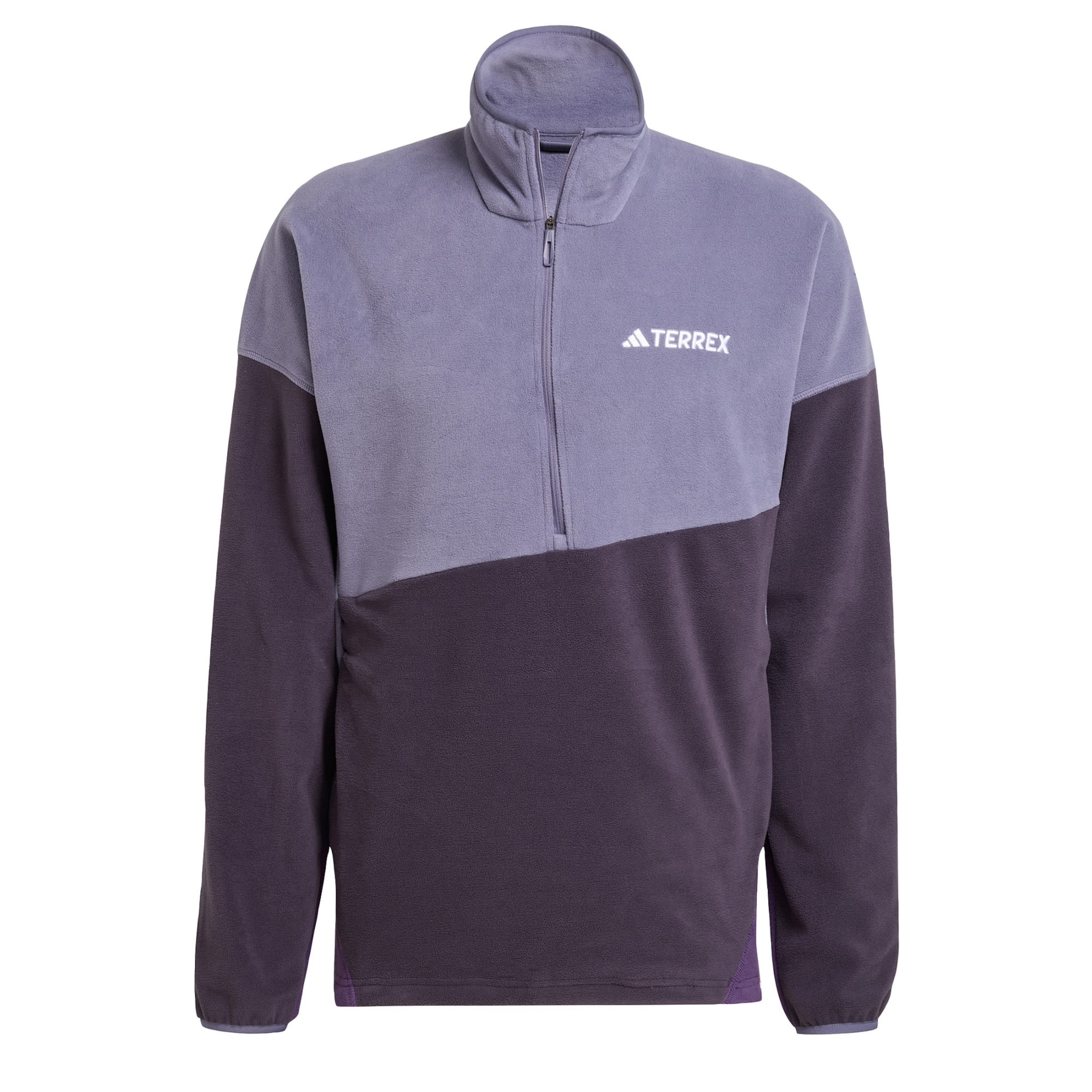 ADIDAS TERREX Sports sweater 'Multi Climawarm Fleece' in Purple: front
