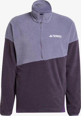 ADIDAS TERREX - Jersey deportivo 'Multi Climawarm Fleece' en lila: frente