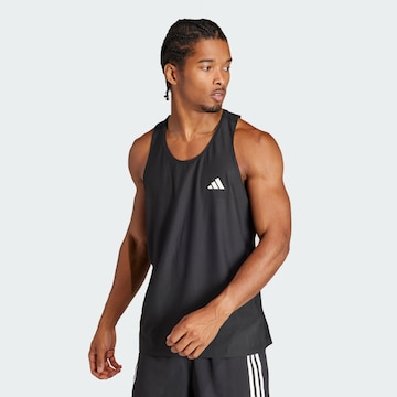 ADIDAS PERFORMANCE Functioneel shirt 'Own The Run' in Zwart: voorkant