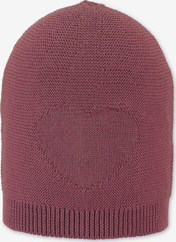 STERNTALER Beanie in Pink: front