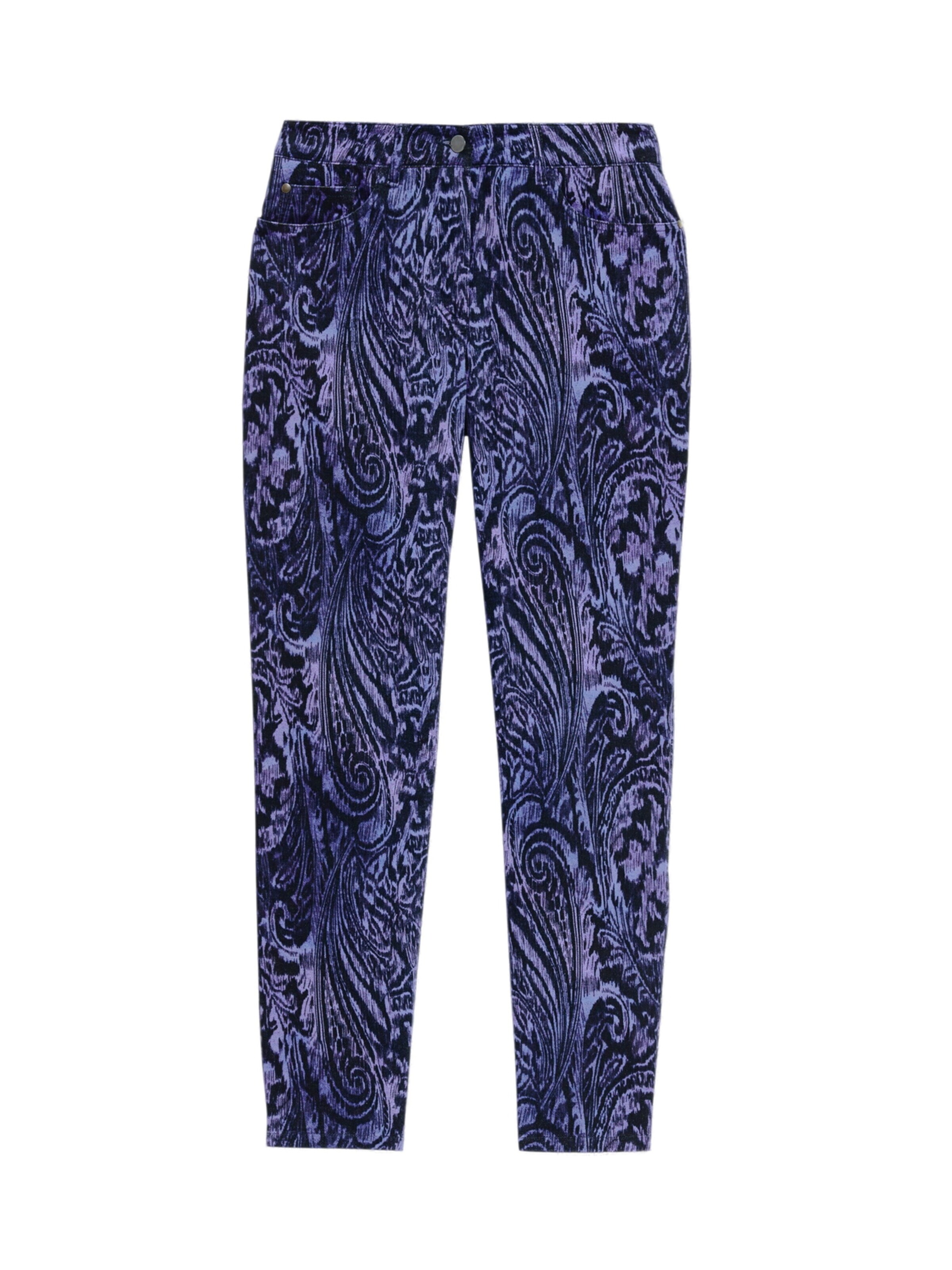 MADELEINE Pants in Purple: front