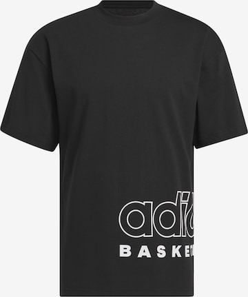 T-Shirt fonctionnel ADIDAS PERFORMANCE en noir : devant