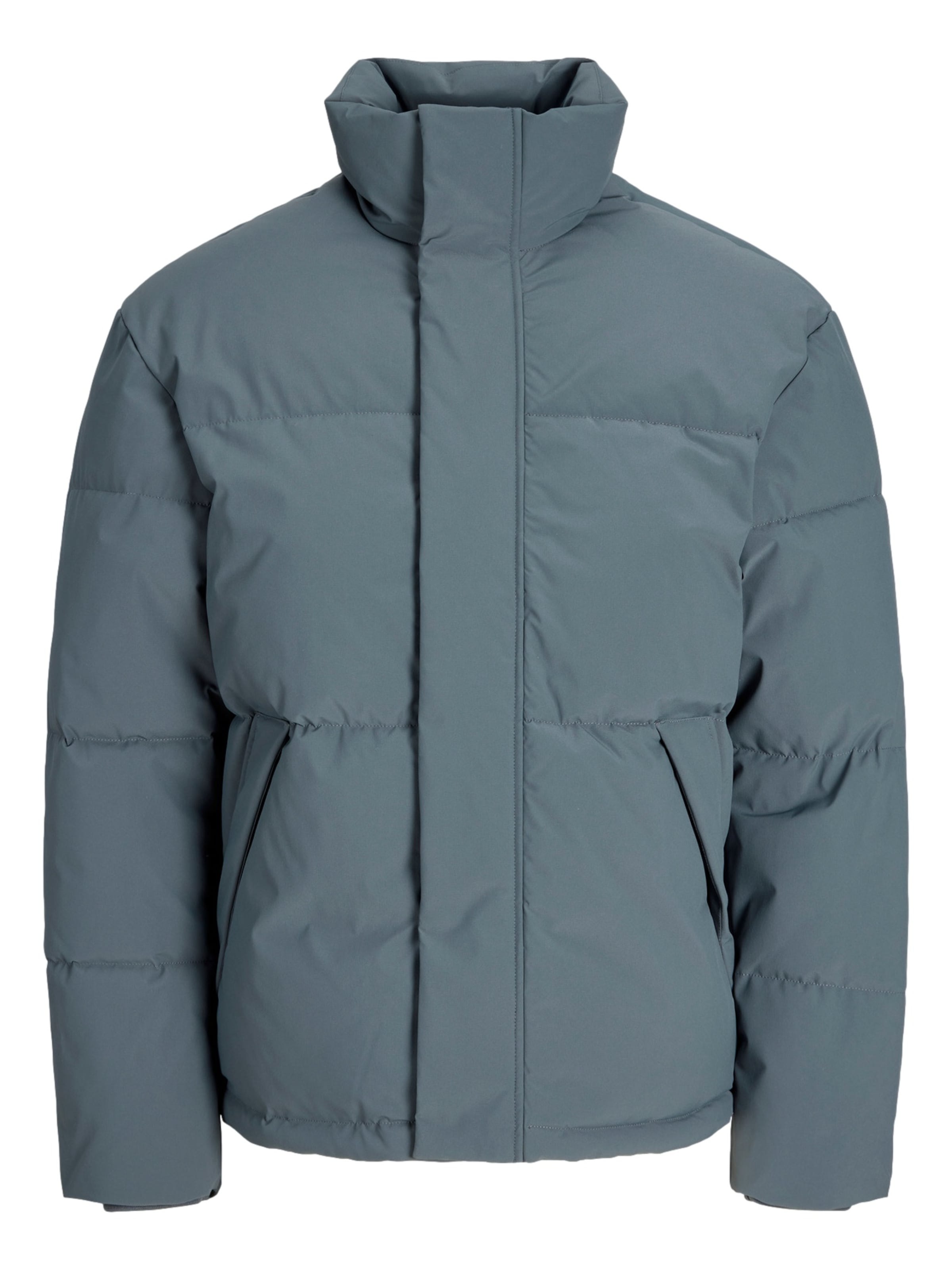 JACK & JONES Zimní bunda 'JJESOHO' – šedá: přední strana