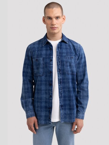 Regular fit Camicia ' INDERS ' di BIG STAR in blu: frontale