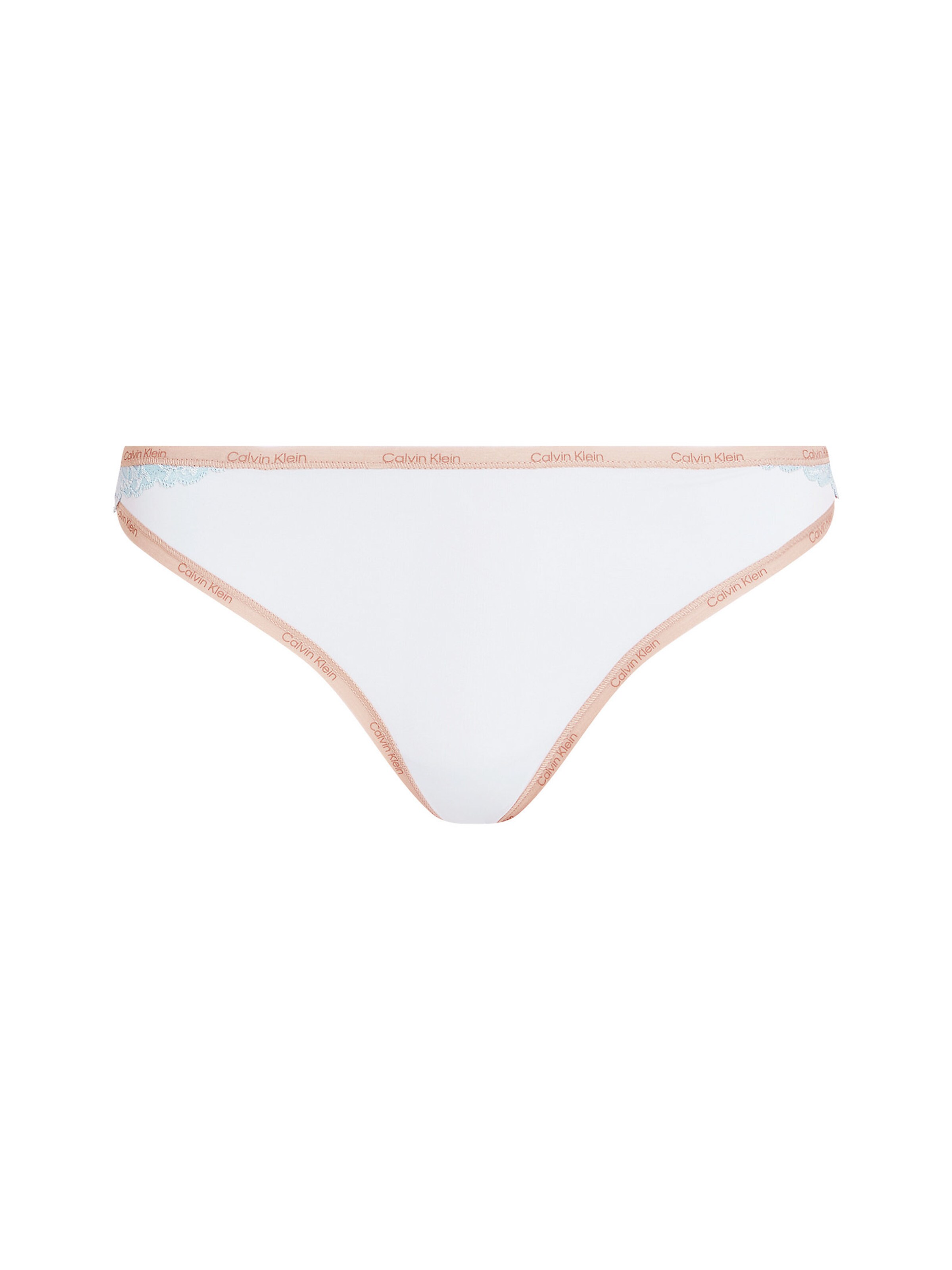 String 'Attraction' Calvin Klein Underwear en blanc : devant