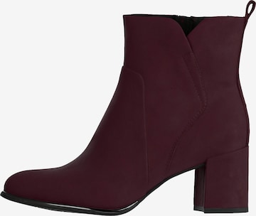 Bottines MARCO TOZZI en rouge : devant