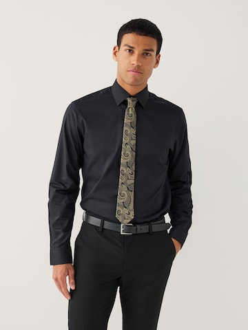 Next Slim fit Overhemd in Zwart: voorkant