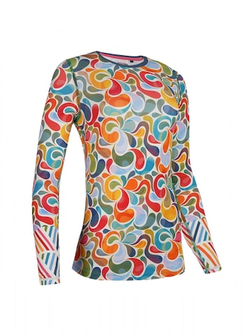 the freisein project Funktionsshirt 'AutumBlossoms'‌‌ in Orange: Vorderseite