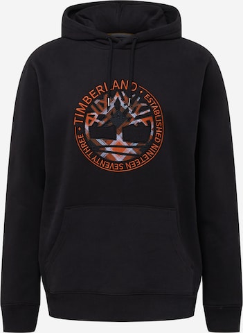 melns TIMBERLAND Sportisks džemperis 'Little Cold River': no priekšpuses