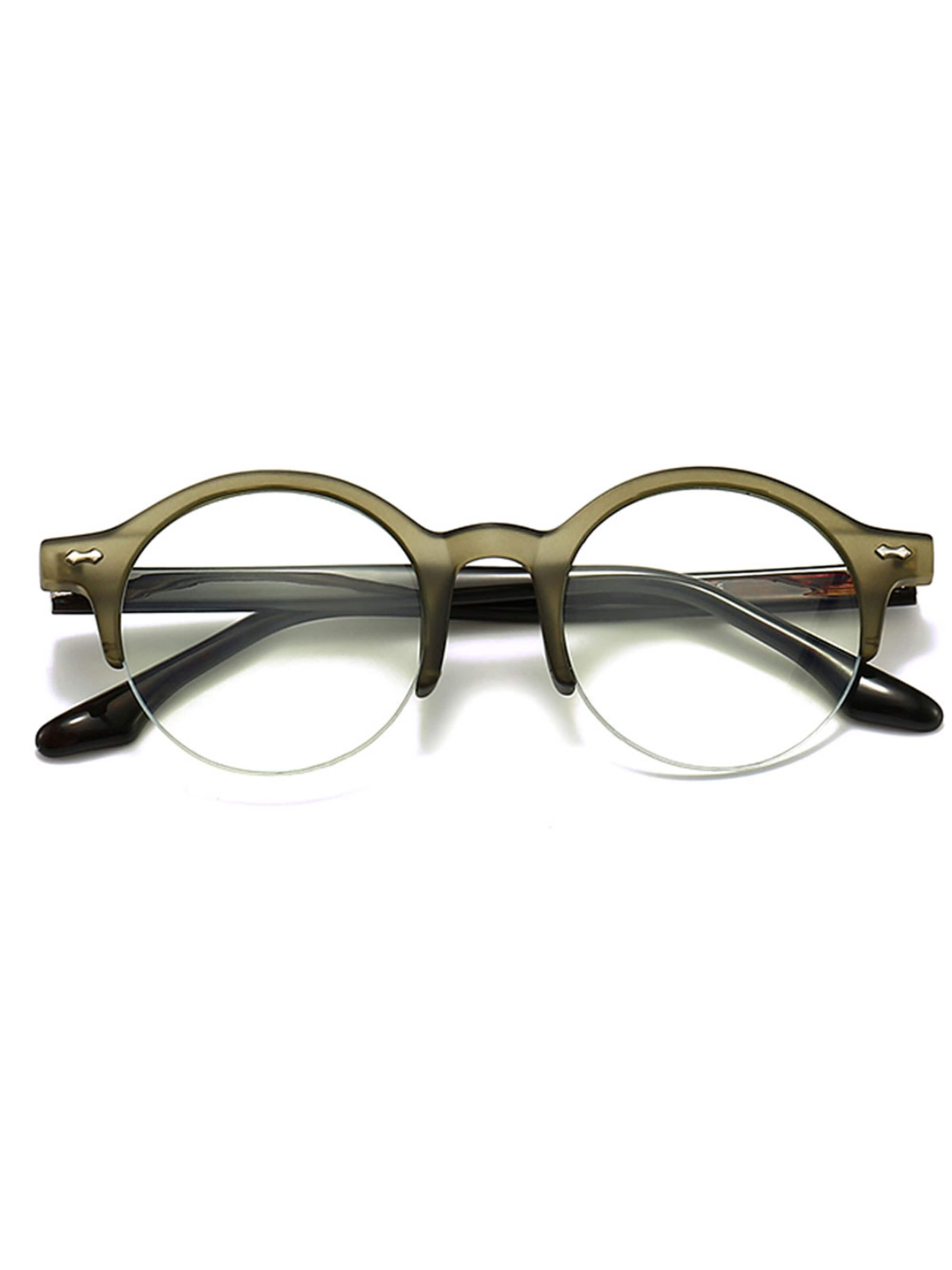 Lunettes 'Lennon Sonnenbrillen Zluvoat' VEYREY en vert : devant