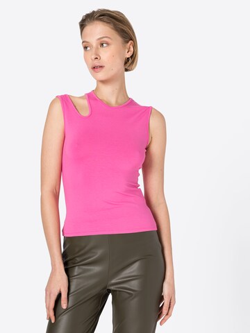 NU-IN Top in Pink: front
