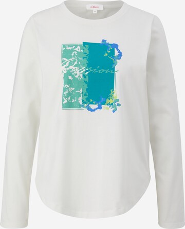 s.Oliver Shirt in White: front