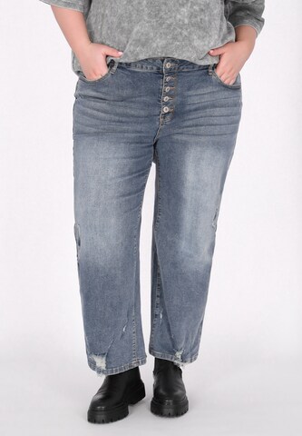 Bootcut Jean myMo ROCKS en bleu : devant
