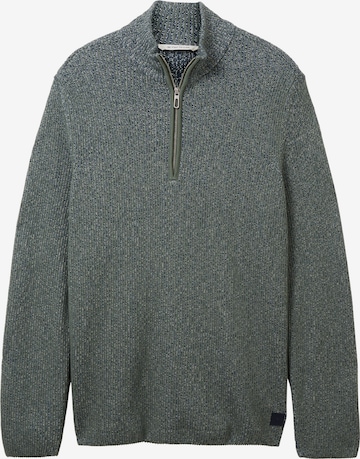 TOM TAILOR Sweater in Green: front