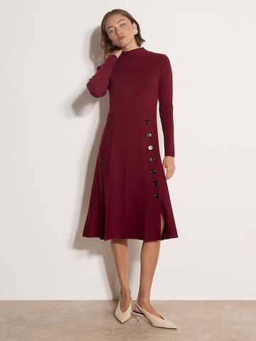 Abito ' Wadelanges Strickkleid ' di Apricot in rosso