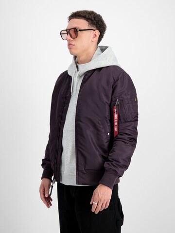 ALPHA INDUSTRIES Between-Season Jacket 'MA-1 VF 59' in Purple
