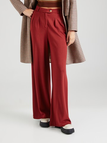 Wide Leg Pantalon à pince 'Fintan' King Louie en marron : devant