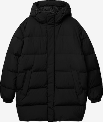 UNITED COLORS OF BENETTON Winter Jacket in Black: front