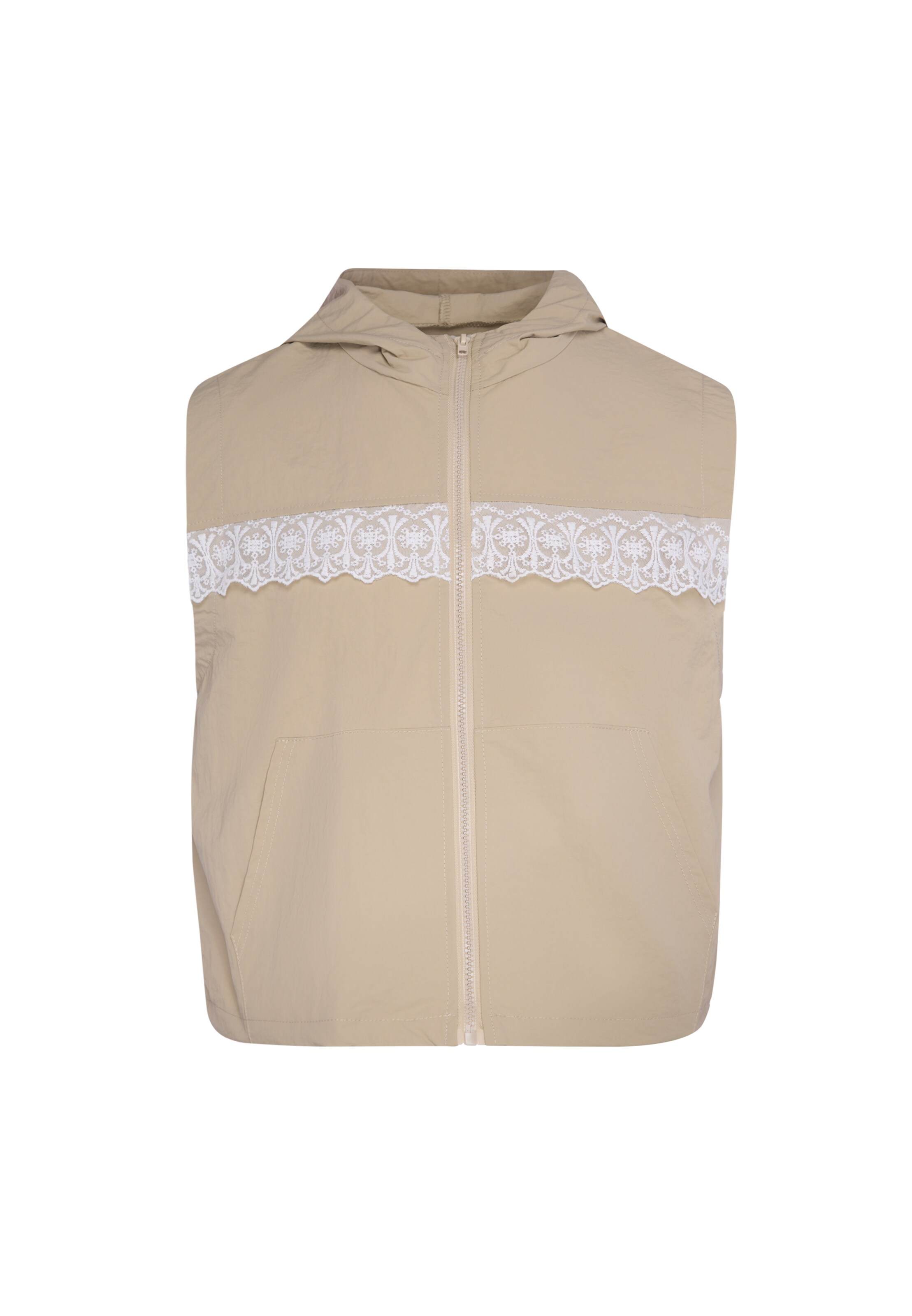Gilet MO en beige : devant