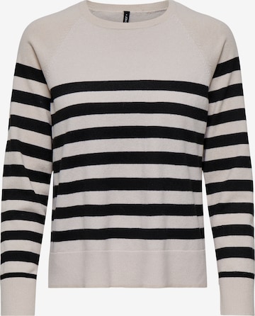ONLY Pullover 'ONLAma' in Beige: Vorderseite