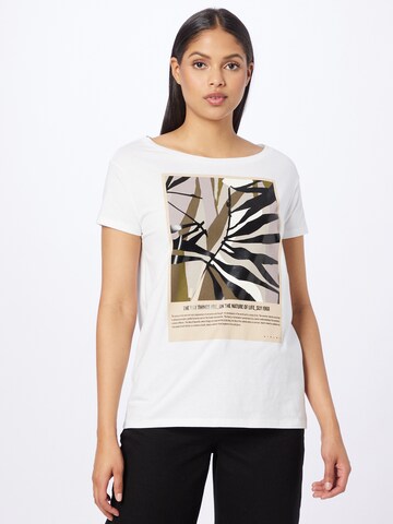 Sisley T-Shirt in Weiß: Vorderseite