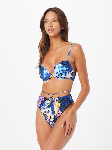 River Island Koszulkowy Góra bikini w kolorze fioletowy