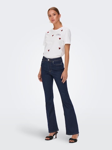 ONLY Flared Jeans 'ONLWauw' i blå